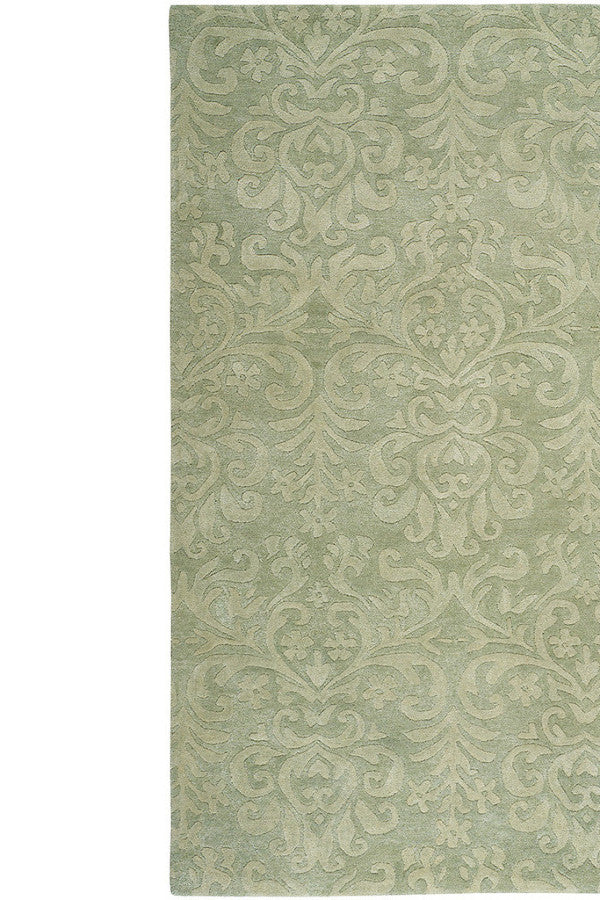 Filigree Burwell Green Area Rug