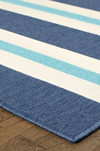 100% Polypropylene Nautical  Indoor/Outdoor Area Rug