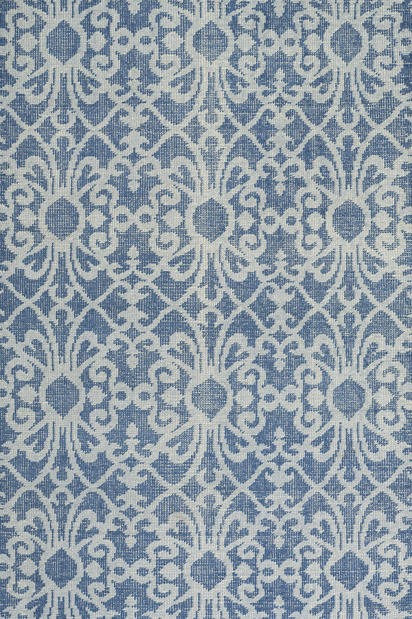 Vintage-Courtyard Blue Area Rug