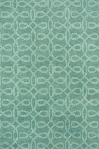 Lyrical Silver Green Area Rug