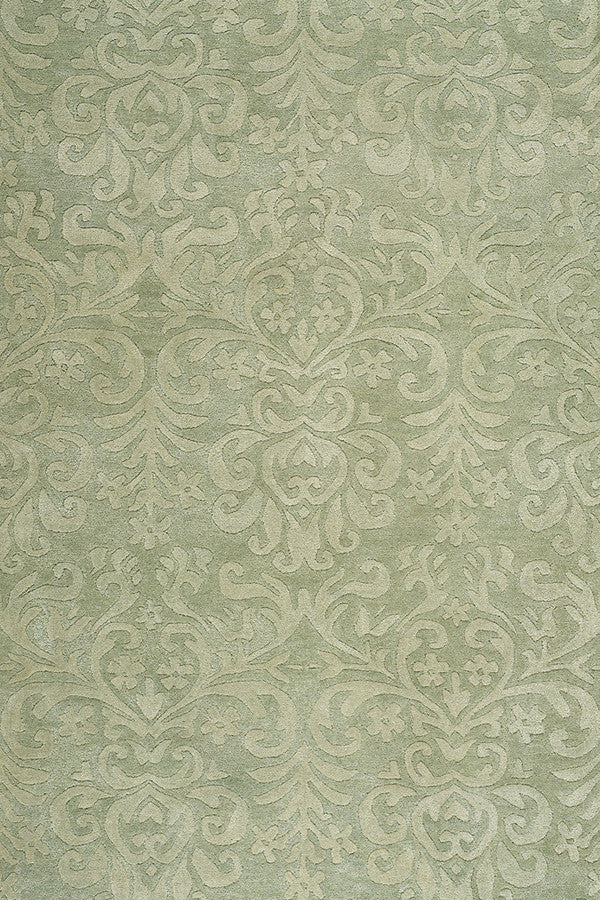 Filigree Burwell Green Area Rug