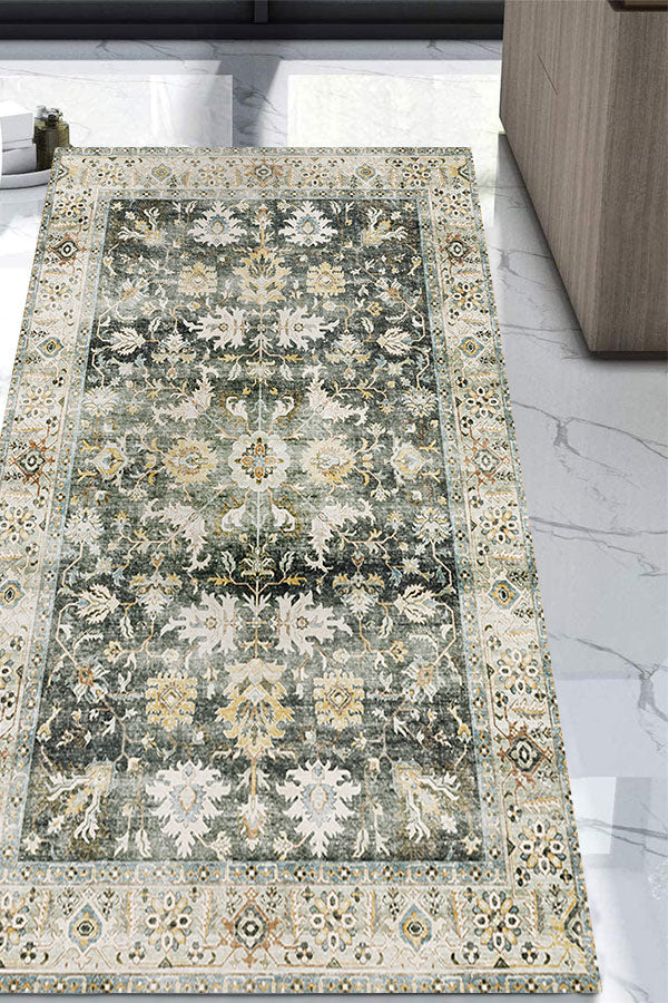 100% Polyester Vintage  Indoor Area Rug