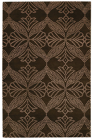 Lovely-Grace Chocolate Area Rug