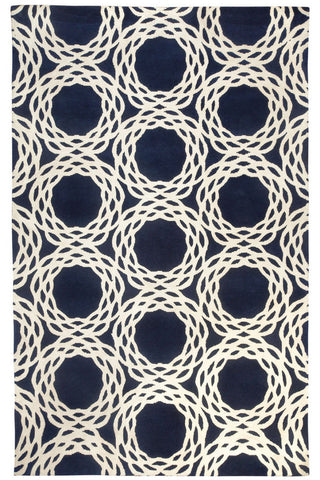 Oxford Navy Area Rug