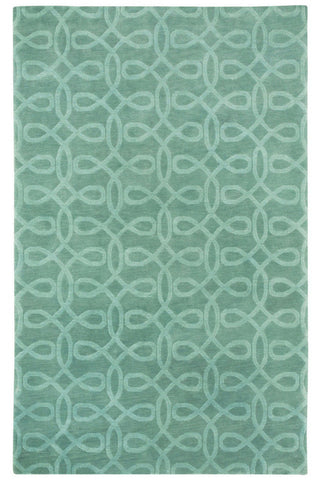 Lyrical Silver Green Area Rug