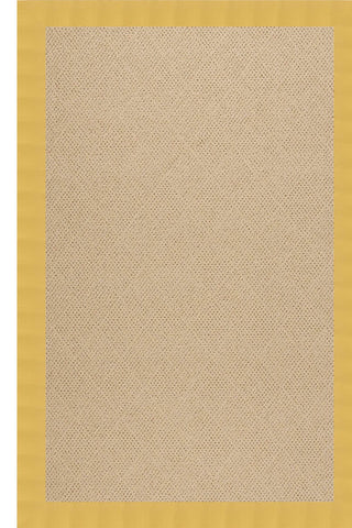 Creative Concepts-Cane Wicker Canvas Canary Area Rug