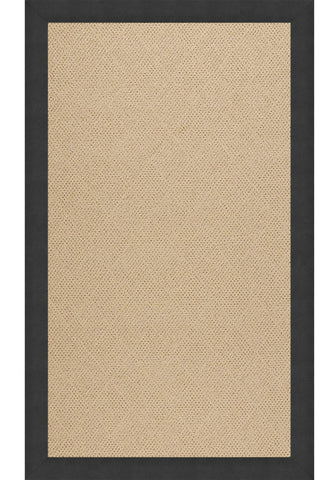 Creative Concepts-Cane Wicker Classic Black Area Rug