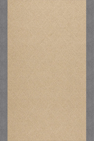 Creative Concepts-Cane Wicker Canvas Slate Area Rug