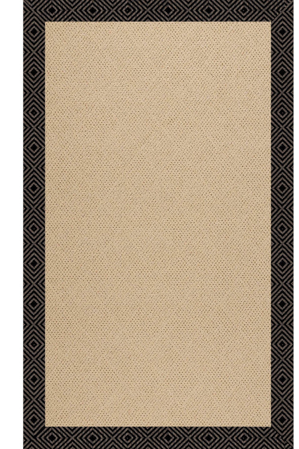 Creative Concepts-Cane Wicker Fortune Lava Area Rug