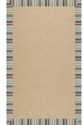 Creative Concepts-Cane Wicker Brannon Whisper Area Rug