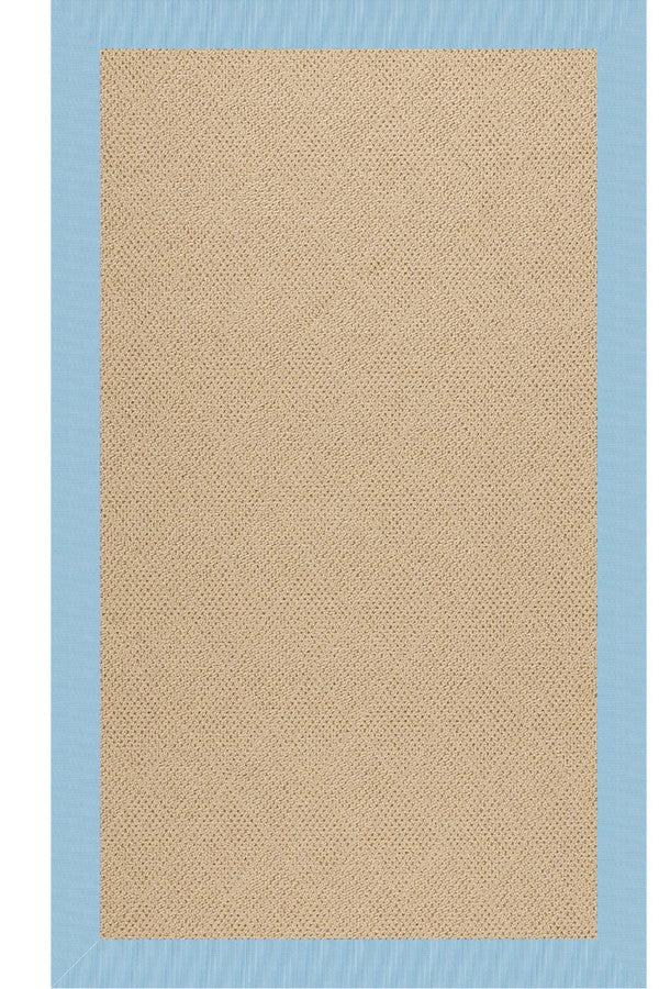 Creative Concepts-Cane Wicker Canvas Air Blue Area Rug