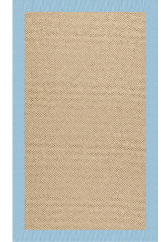 Creative Concepts-Cane Wicker Canvas Air Blue Area Rug