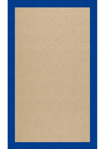 Creative Concepts-Cane Wicker Canvas Pacific Blue Area Rug