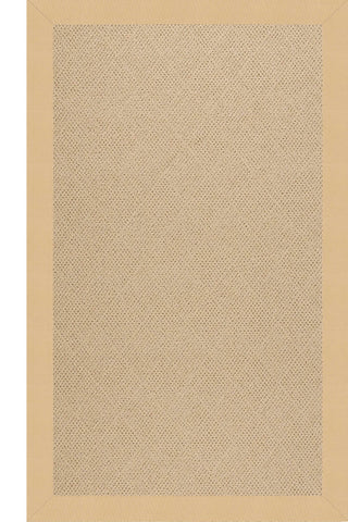 Creative Concepts-Cane Wicker Canvas Antique Beige Area Rug