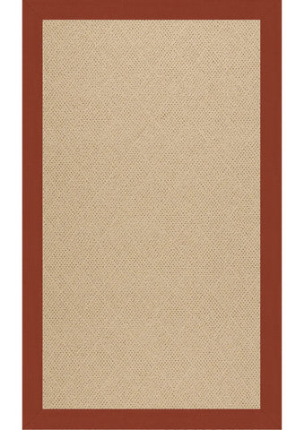 Creative Concepts-Cane Wicker Classic Persimmon Area Rug