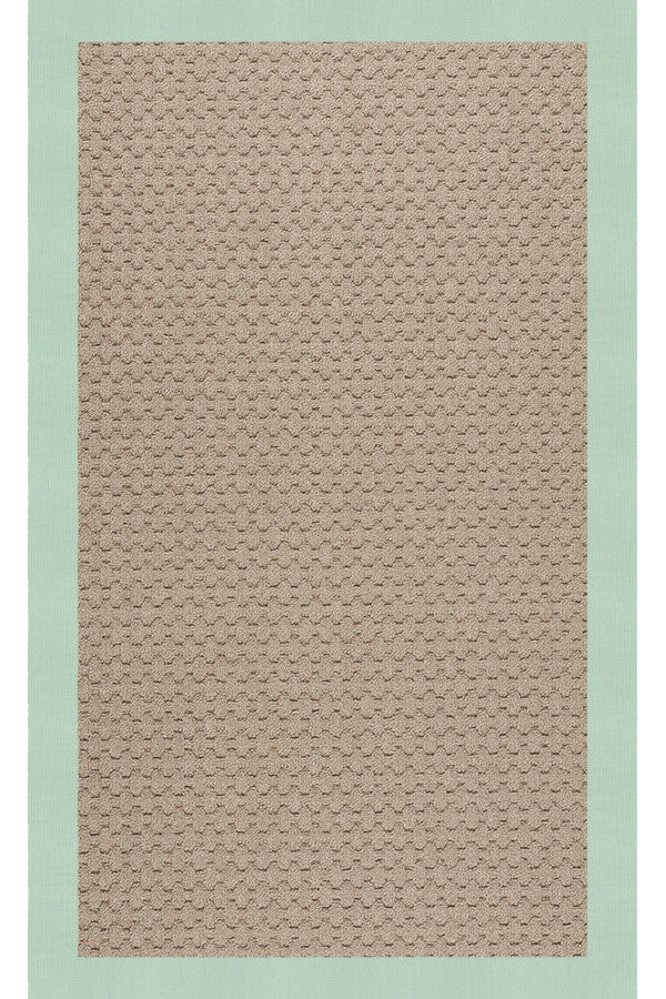 Creative Concepts-Grassy Mtn. Canvas Spa Blue Area Rug