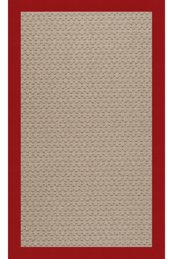 Creative Concepts-Grassy Mtn. Canvas Jockey Red Area Rug