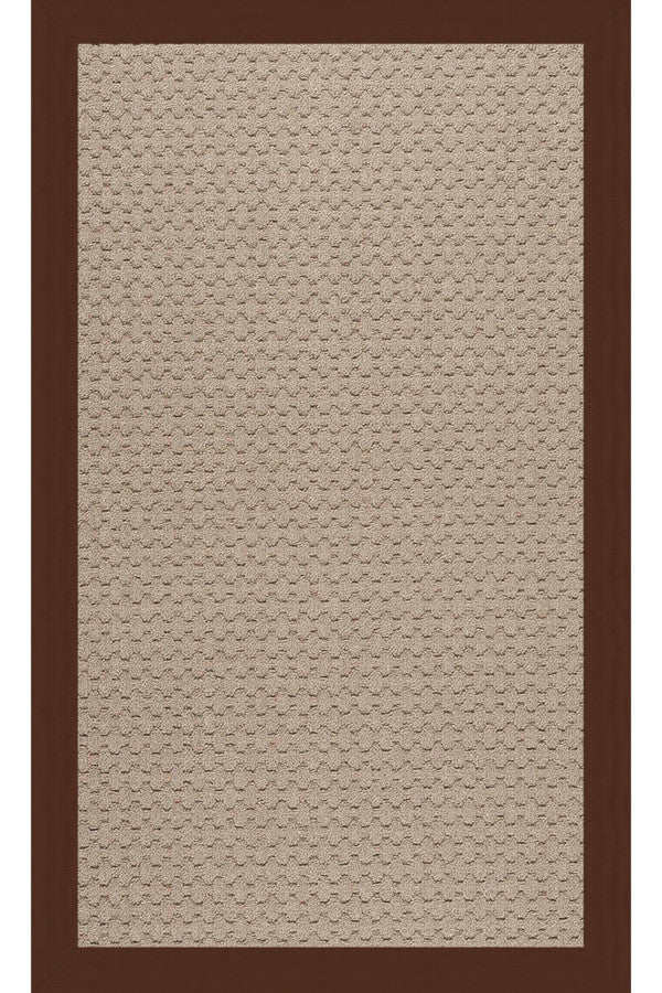 Creative Concepts-Grassy Mtn. Canvas Bay Brown Area Rug