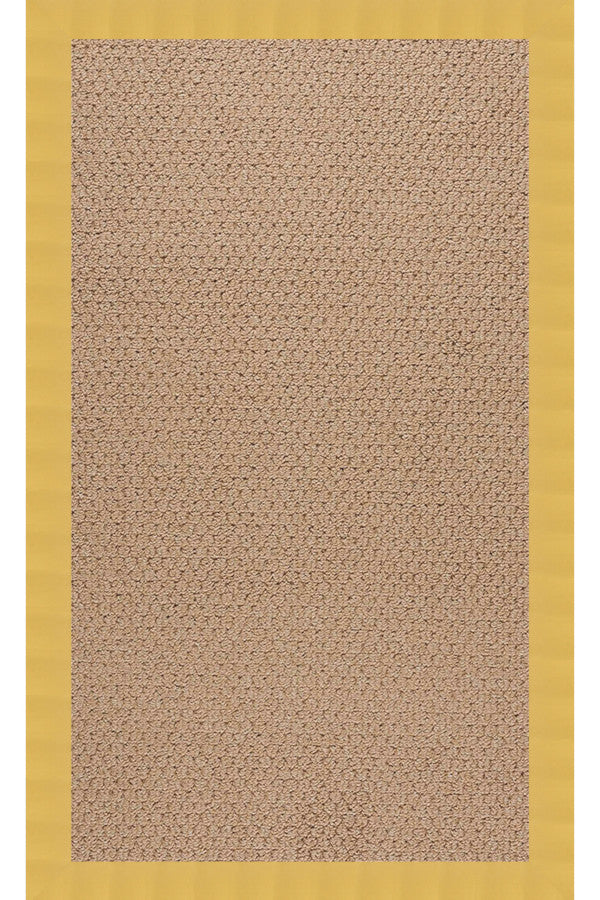 Creative Concepts-Raffia Canvas Canary Area Rug