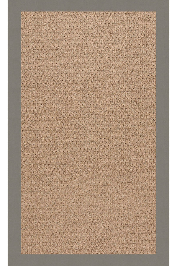 Creative Concepts-Raffia Canvas Charcoal Area Rug