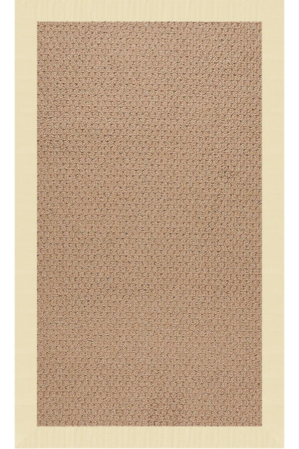 Creative Concepts-Raffia Canvas Sand Area Rug