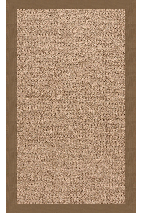 Creative Concepts-Raffia Canvas Cocoa Area Rug