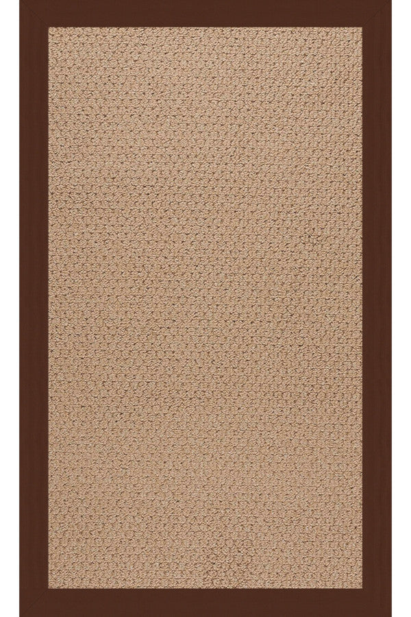 Creative Concepts-Raffia Canvas Bay Brown Area Rug