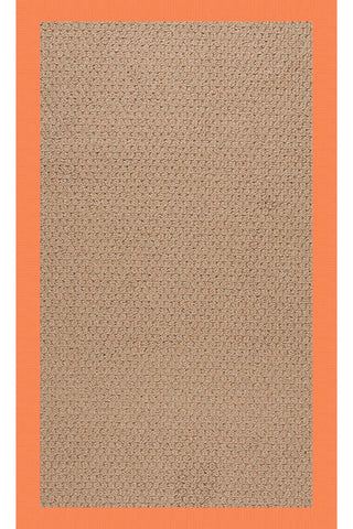 Creative Concepts-Raffia Canvas Tangerine Area Rug