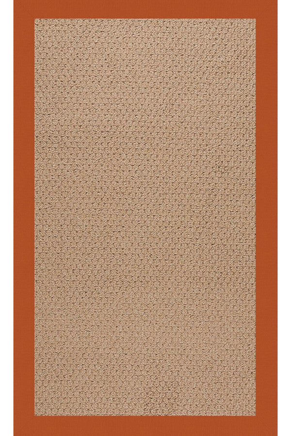 Creative Concepts-Raffia Canvas Rust Area Rug