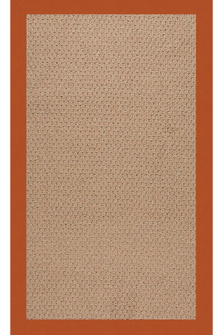 Creative Concepts-Raffia Canvas Rust Area Rug