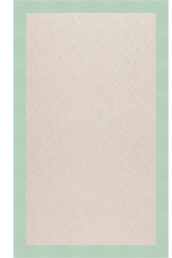 Creative Concepts-White Wicker Canvas Spa Blue Area Rug