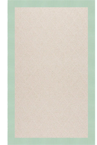 Creative Concepts-White Wicker Canvas Spa Blue Area Rug