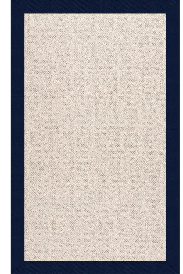 Creative Concepts-White Wicker Canvas Neptune Area Rug