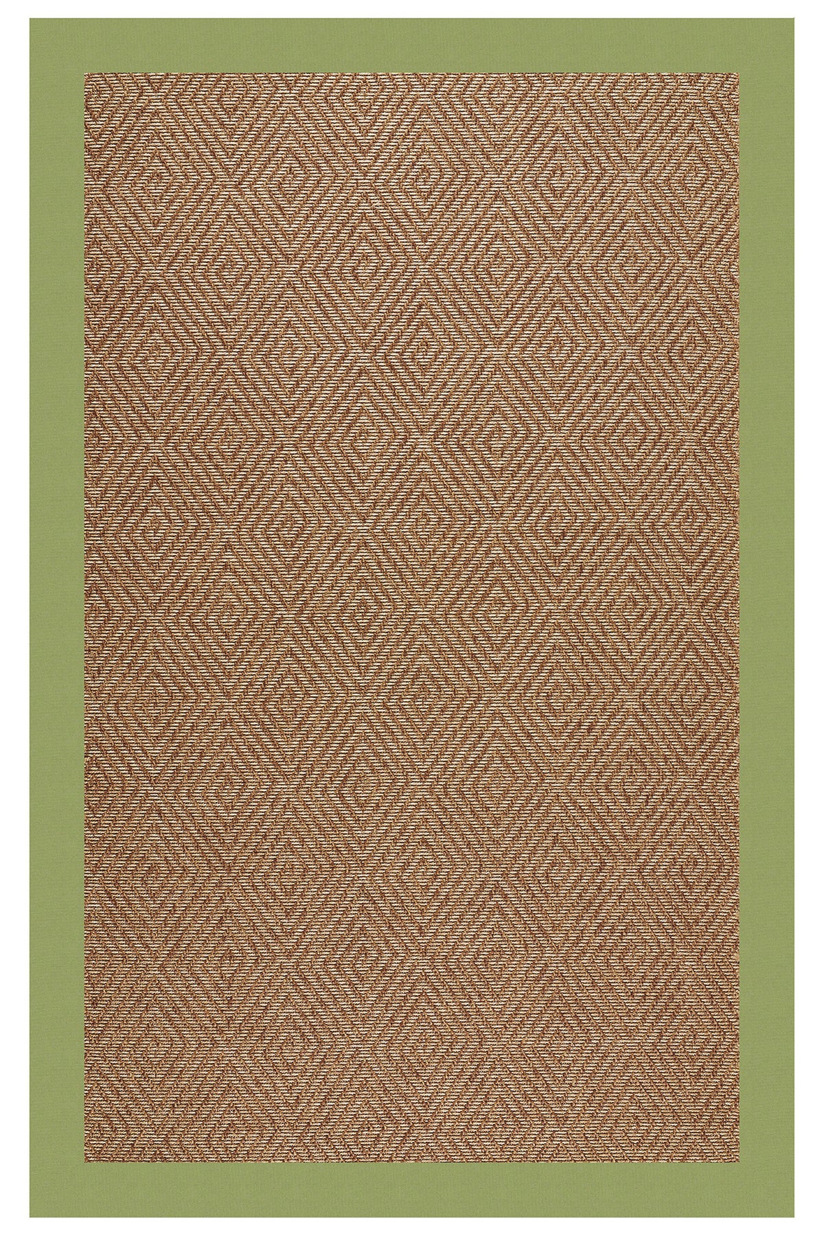 Islamorada-Diamond Canvas Citron Area Rug