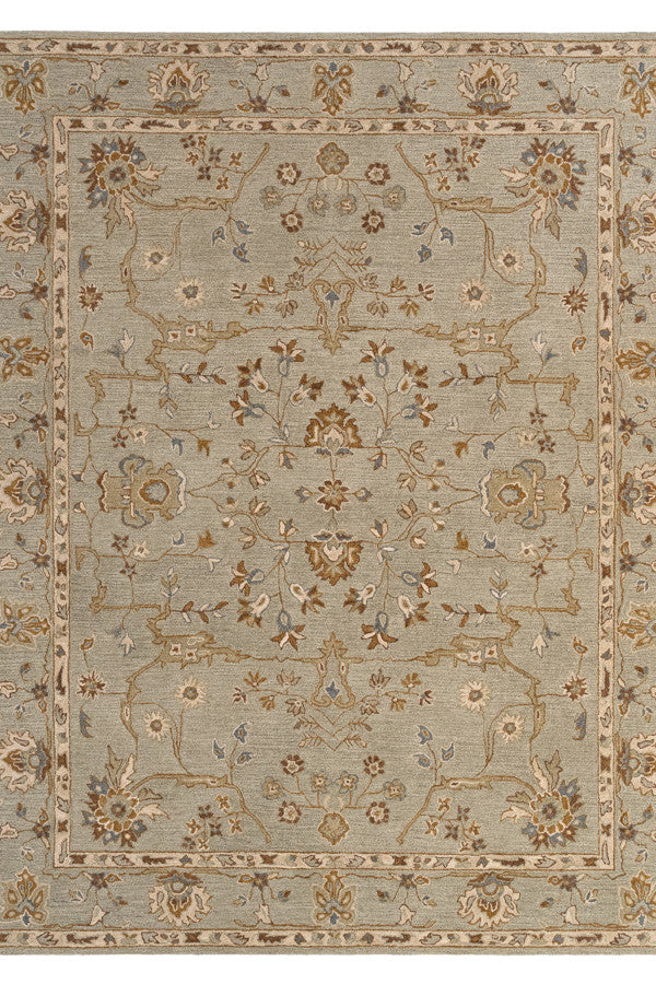 Azari-Isfahan Celadon Area Rug