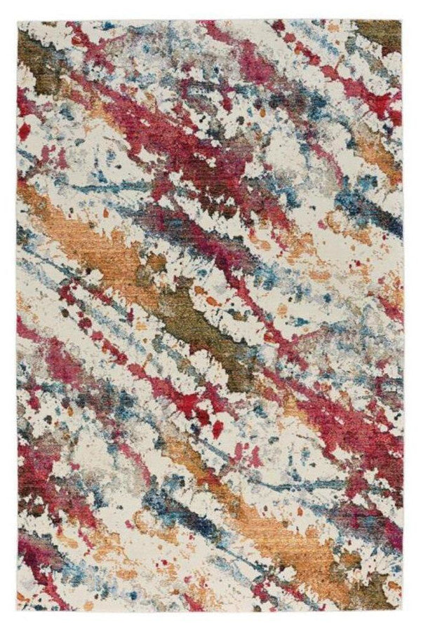 Fuego-Splatter Cream Multi Area Rug