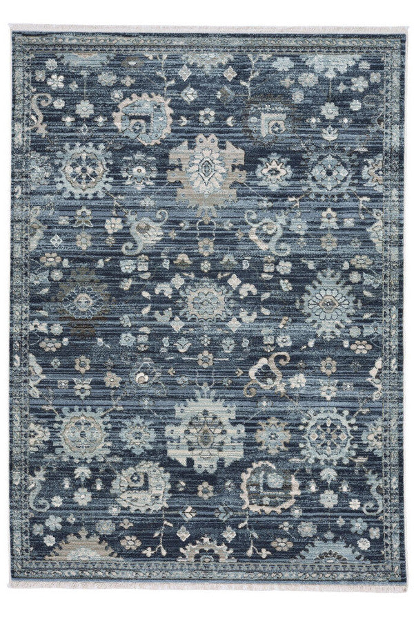 Alden-Ushak Blue Fog Area Rug