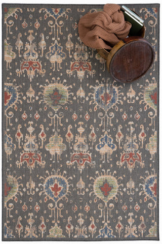 Captiva-Ikat Brown Area Rug