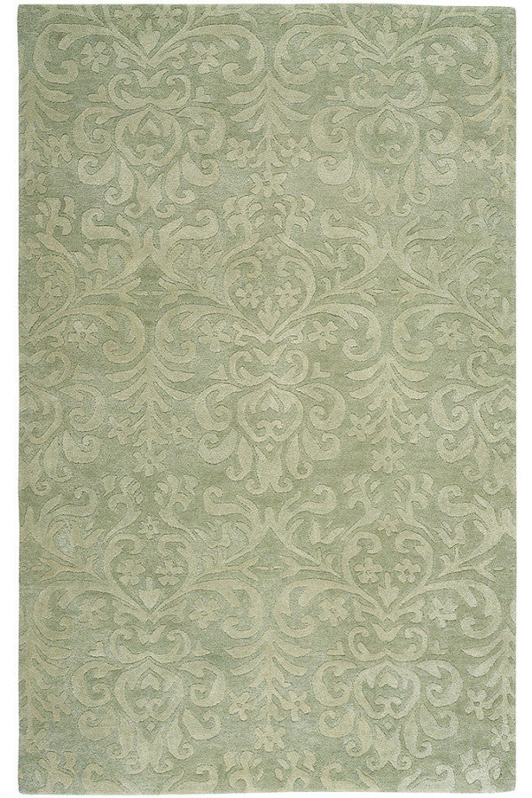 Filigree Burwell Green Area Rug