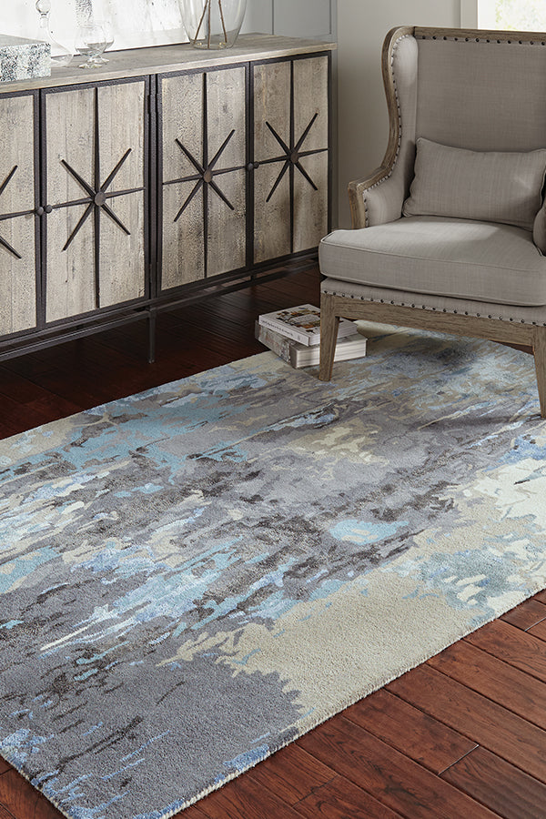 60% Wool, 40% Viscose Industrial 40% Indoor Area Rug