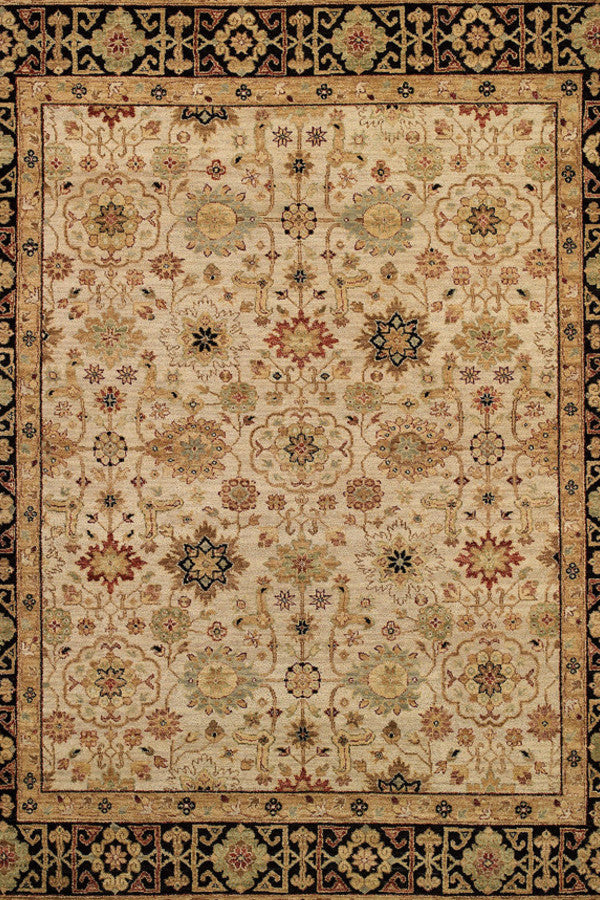 Biltmore Classics-Kuba Beige Black Area Rug