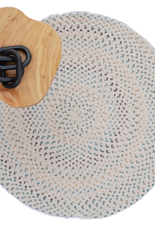 Dramatic Static Cyber White Area Rug