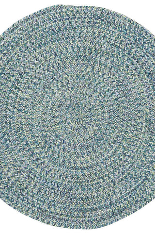 Sea Glass Ocean Blue Area Rug