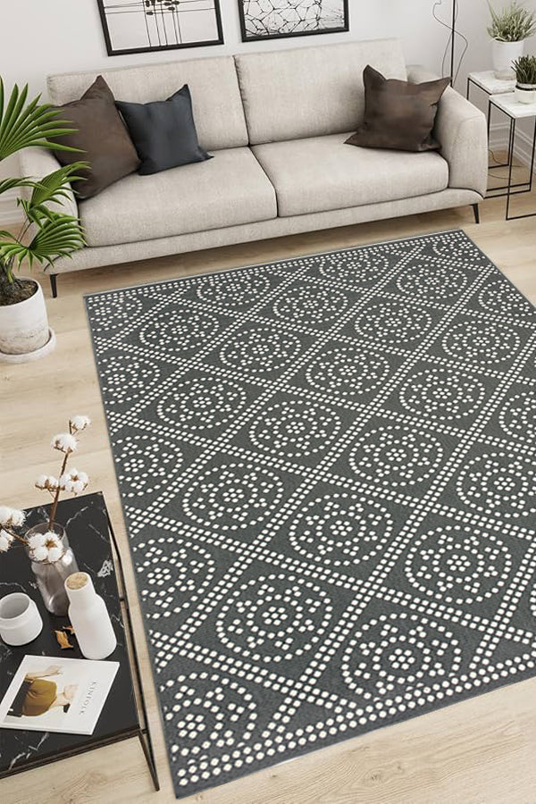 100% Polypropylene Scandinavian  Indoor/Outdoor Area Rug