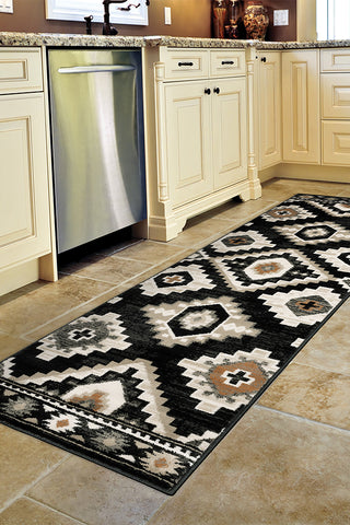 100% Polypropylene Farmhouse  Indoor Area Rug