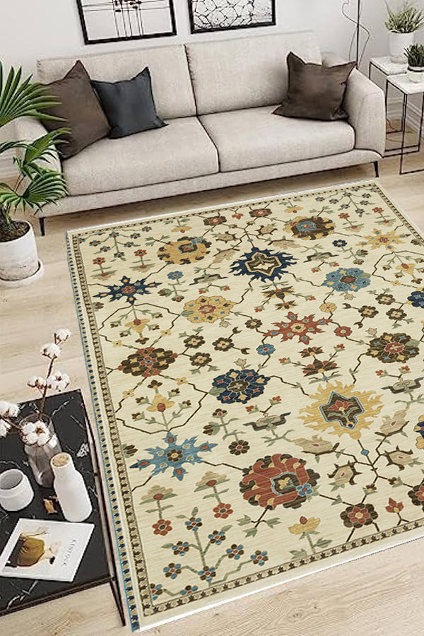 100% Polyester Rectangle Shape Indoor Area Rug