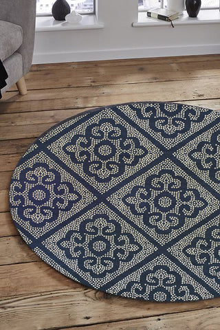 100% Polypropylene Vintage  Indoor/Outdoor Area Rug