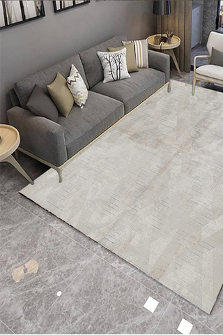 80% Viscose 20% Acrylic Rectangle Indoor Area Rug