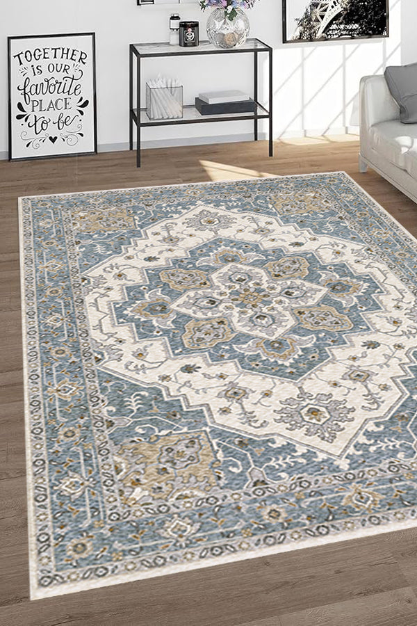 100% Polyester Rectangle Shape Indoor Area Rug