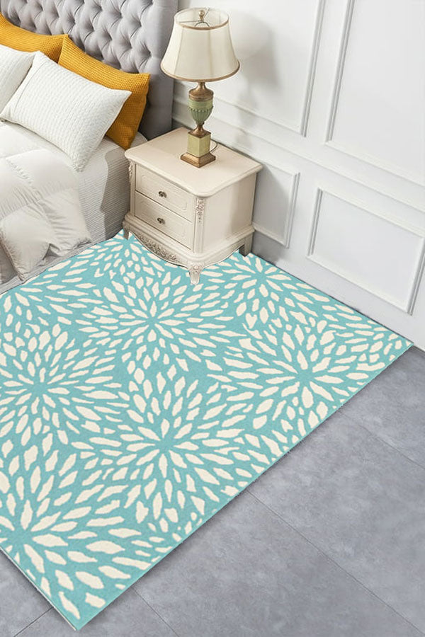 100% Polypropylene Modern  Indoor/Outdoor Area Rug